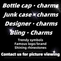 Tasarımcı düz geri Charms Cabochon yıldız şekli el sanatları süsler Rhinestone süslemeleri marka DIY aksesuarları Charms 161