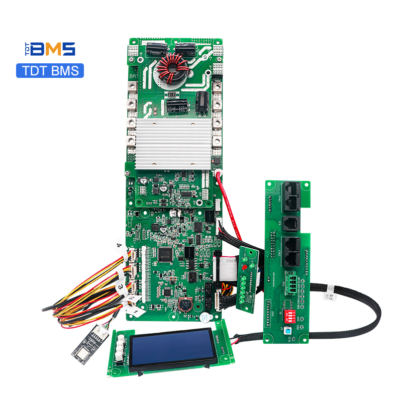 TDT Smart BMS PCB PCM PCBA 8S 24V 16S 48V 100A 150A 200A LTO lifepo4 литий-ионный аккумулятор BMS с Bluetooth RS485 Canbus