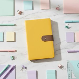 Recycled Custom Printed Lined Grid Dotted 2026 Executive <b>Diary</b> Fabric Linen PU Leather Pocket Journal Hardcover Notebook - Product Image 4
