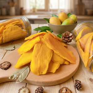 Tranches de mangue déshydratées douces et moelleuses, procédé AD, qualité supérieure, en vrac, prêtes à consommer - Product Image 2