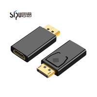 Adaptateur DisplayPort vers HDMI SIPU, vente chaude, plaqué or, 1080P 4K, câble DisplayPort pour carte graphique, moniteur, ordinateur