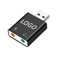 Convertidor de Audio Digital Estéreo USB 2.0 con Micrófono TRS de 3.5mm, Adaptador de Tarjeta de Sonido Externa para Computadora Portátil, Auriculares y Micrófono