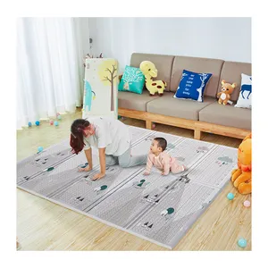 Baby Play Mat Crawling Foldable Waterproof Anti-Slip Portable Child Floor Mat Living Room Mat