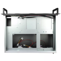Casing Server Ultra Pendek Kedalaman 320mm 4U 12bay Hot Swap, Casing Komputer, Penyimpanan CCTV, Kompatibel ATX MATX ITX, Chassis Server