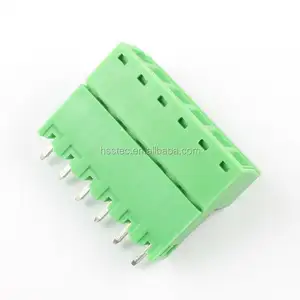 6P Straight Screw Terminal Block Pluggable Plug Connector 5.08mm Pitch 6 Pin
