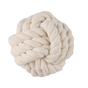 Cucciolo di cotone durevole palla cane da masticare giocattolo eco-friendly interattivo cucciolo massaggiagengive per piccoli cani medi peluche strumento di addestramento D re - Product Image 6