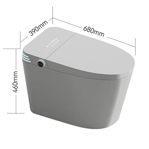 Sang trọng thông minh điện WC cho phòng tắm tự làm sạch CHẬU VỆ SINH nhà vệ sinh với cảm biến tự động điều khiển từ xa P-trap & S-trap thoát nước - Product Image 4