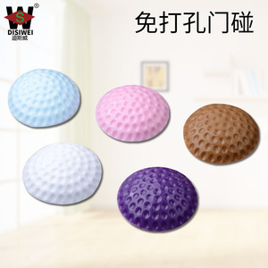 Butées de porte en silicone Disiwei M1, anti-collision, à fixation murale, pour portes et salles de bain - Product Image 3