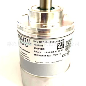 ตัวเข้ารหัสแบบ Posital Absolute Encoder รุ่น OCD-DPC1B-1412-B15C-H3P-287 พร้อมหัวต่อแบบ Profibus ขนาด 58 มม. แบบปลายกลม - Product Image 1