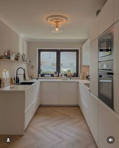 Cool-Tone Luxury Minimalist Custom <b>Cabinets</b>, Built-in Air Fryer, Full <b>Cabinet</b> Storage, Open Style, for Large Homes - Product Image 5