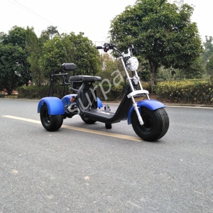 Scooter Eléctrico Citycoco de 1000w 2000w con Llantas Gruesas, Vehículo de 3 Ruedas, Carro de Golf, <span class=keywords><strong>Comprar</strong></span> Scooter Eléctrico - Product Image 6