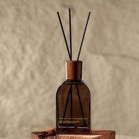Diffuseur de parfum avec couvercle et boîte pour décoration intérieure, cadeau de mariage ou d'anniversaire, flacon en verre 110ML 200ML OEM/ODM
