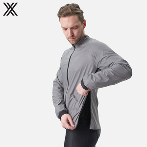 ¡Novedad <span class=keywords><strong>de</strong></span> 2020! Chaqueta informal reflectante <span class=keywords><strong>de</strong></span> visión nocturna para hombre, chaqueta deportiva reflectante con cremallera y logotipo personalizado - Product Image 2