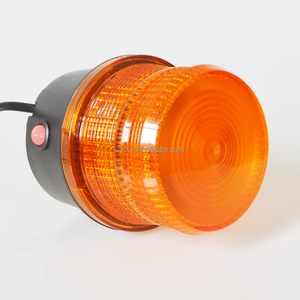 Luce di Lavoro LED Gialla 10V-80V per Auto, Lampada Rotonda Stroboscopica Lampeggiante per Camion, Carrelli Elevatori, Illuminazione Esterna Auto - Product Image 4