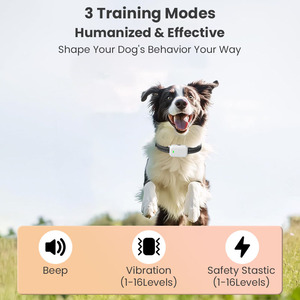 Collar de Adiestramiento para Perros con Alcance de 500M, Bloqueo sin Choque con un <span class=keywords><strong>Clic</strong></span>, Pantalla TFT, Mini Receptor Recargable, Control de Sueño Automático y Bajo Consumo - Product Image 5
