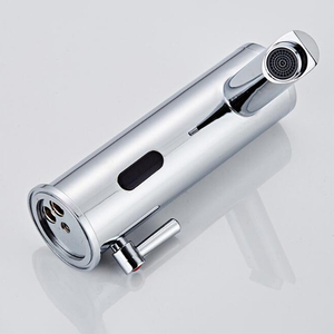 Vòi Cảm Biến Hồng Ngoại Cho Phòng Tắm, Vòi Chậu Rửa Bằng Đồng Thau Nóng Lạnh Thông Minh - Product Image 5