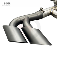 SDO SS304 OEM Valve Muffler Catback pour Lamborghini URUS 4.0T V8 2018-2026 avec embouts d'échappement quadruples noir mat