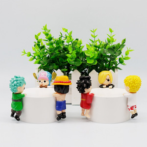 12 unids/set 7CM caja ciega Luffy 1 pieza Zoro Nami Boa Chopper Figuinre japonés Q Ver figura de Anime muñeca de juguete - Product Image 5