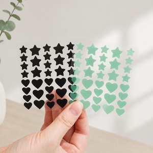 Patch Colorati per Acne con 36 Stelle/Cuori, Assorbenti e Coprenti, Prodotto per la Cura Personale e la Bellezza - Product Image 4