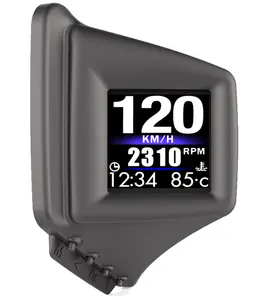 ACE S1 aşırı hız uyarı araba alarmı OBD HUD su sıcaklığı dijital kilometre OBD2 HUD Head Up Display