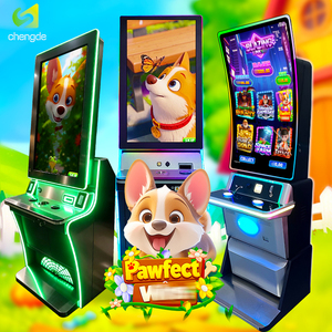 Machine de jeu à écran tactile 43 pouces avec système de pièces/clés/cartes, jeu Blazing Link Nudge et carte de jeu PCB - Product Image 1