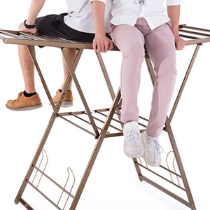 <span class=keywords><strong>Stendino</strong></span> <span class=keywords><strong>per</strong></span> vestiti pieghevoli scarpe da bucato appendiabiti da scaffale asciugamano <span class=keywords><strong>per</strong></span> vestiti con copriletto <span class=keywords><strong>per</strong></span> <span class=keywords><strong>lenzuola</strong></span> multifunzione Organizer - Product Image 2