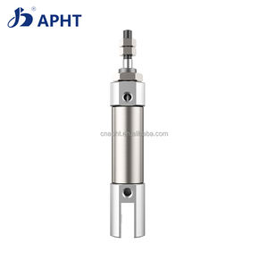 Silinder Pneumatik Stainless Steel Seri APHT CDJ2B CDM2B, Sumbu Tunggal, <span class=keywords><strong>Piston</strong></span> Aksi Ganda, Tarikan Magnetik, Penggerak Udara - Product Image 3