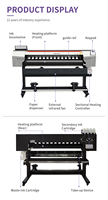 Chine Usine Grand Format 1.8m Machine D'impression Textile Numérique Polyester Tissu Imprimante Dye Sublimation Imprimante