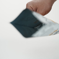 Sachet d'emballage plastique personnalisé imprimé en héliogravure thermoscellable, à fond plat, pour la conservation des gaufres, biscuits et snacks frais