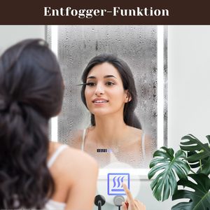 <span class=keywords><strong>LED</strong></span> chiếu sáng cong Backlit phòng tắm Vanity gương với ánh sáng và <span class=keywords><strong>defogger</strong></span> - Product Image 5