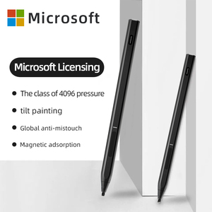 Lápiz para tableta con logotipo personalizado de Microsoft Go123 Stylus para Surface Pro 3-9 X Touch Pen Puerto de carga tipo C de plástico - Product Image 5