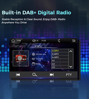 Autoradio Erisin ES635V 7 pouces Linux avec DAB+, DSP, égaliseur 16 bandes, CarPlay sans fil, Android Auto, démarrage rapide pour VW Golf Jetta Polo