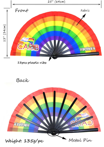 Nuevo Abanico Plegable de Bambú con Logotipo Personalizado al por Mayor, Abanico de Mano para Bodas - Product Image 2