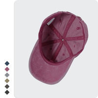 Nuevo Producto: Gorra de Béisbol con Visera Curva Estilo Europeo Americano, Lavado con Efecto Batik, para Hombre y Mujer