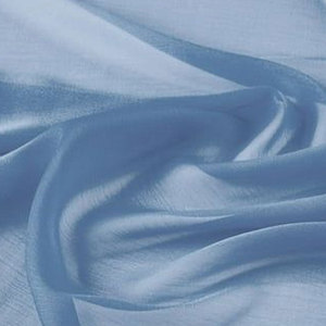 Rollo de Tela Chifón Catiónica Azul Claro de Primera Calidad al por Mayor para Vestidos y Prendas de Lujo para Mujer, Uso Personalizado, 100% Alta Calidad - Product Image 3