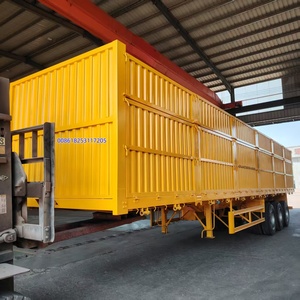 Remorque de transport de marchandises à ridelles latérales d'occasion, 3/4/5 essieux, 50T, 60T, 70T, 80T, à vendre - Product Image 6