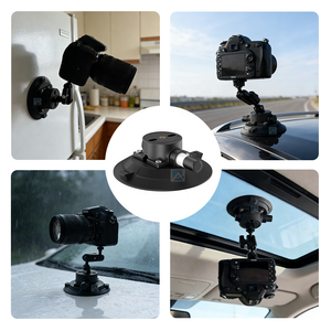 Ventouse en caoutchouc nylon, avec pompe pour téléphone, caméra, caméra d'<span class=keywords><strong>action</strong></span> - Product Image 1