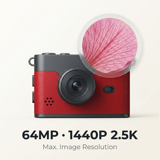 Trending Appareil Photo 64mp Ips Thumb Camera for Daily Capture Otg Sharing Portable Device Mini Digital Camera For Kids
