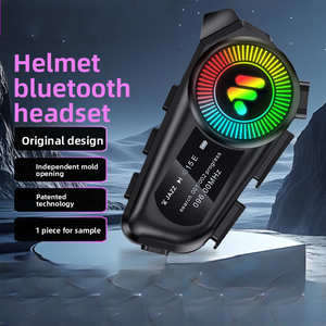 Auriculares Bluetooth Especializados para Motociclismo, con <span class=keywords><strong>Intercomunicador</strong></span>, Impermeables y con Reducción de Ruido, Auriculares Bluetooth para Casco de Motocicleta - Product Image 1