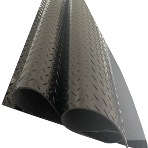 Plancher en caoutchouc antidérapant à motif de saule pour l'extérieur, épaisseur de 3mm, revêtement en caoutchouc styrène butadiène, coussin en caoutchouc antidérapant - Product Image 5