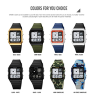 Montre sport numérique de luxe SKMEI 2347, nouvelle arrivée, heure mondiale, chrono, montre électronique avec bracelet en plastique souple, mouvement à quartz