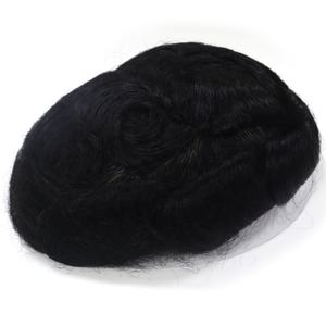 JZ - M Del Merletto Iniezione Del Merletto con 2 Linee di Capelli Del Bambino Dei Capelli Parrucchino per Gli Uomini - Product Image 6