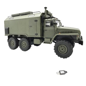 WPL B-36 Véhicule de Commande Ural à l'échelle réelle, Camion Télécommandé à Six Roues Motrices pour l'Escalade, Jouet 1/16 avec Chargeur et Câble USB - Product Image 2