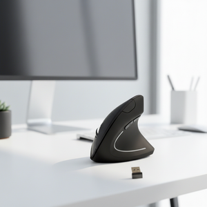 Hot Selling 2.4g Ergonomic Optical Wireless Vertical <strong>Mouse</strong> Adjustable Dpi for <strong>Big</strong> <strong>Hands</strong> Led Backlit High Dpi Feature Used - Product Image 2