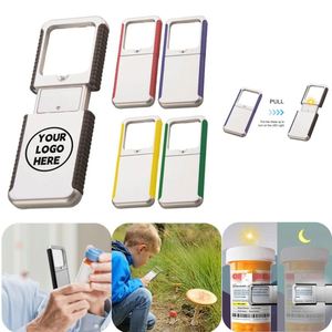 Lupa LED Portátil de Marca Personalizada, Lupa de Bolsillo Deslizable, Artículo Promocional Ideal para Ferias del Libro - Product Image 3