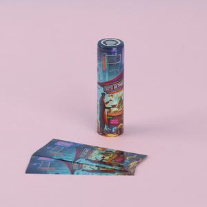 Ống bọc nhãn nhiệt co in kỹ thuật số, thiết kế mới, pin trụ 18650 kiềm, tùy chỉnh - Product Image 4