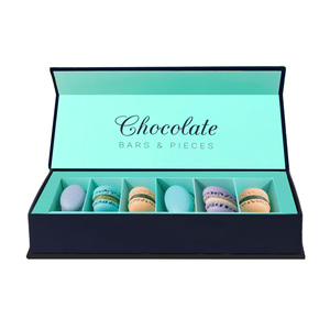 Tùy Chỉnh Macaron Món Tráng Miệng Gói Hộp Giấy Loại Ngăn Kéo Biscuit Sô Cô La Bánh Muffin Bánh Macaron Bao Bì Hộp - Product Image 1