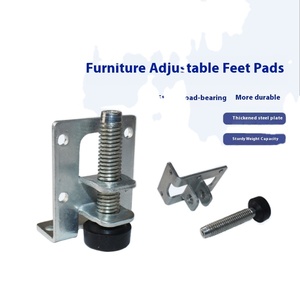 Patas Ajustables de Metal Resistentes para Muebles, Soportes Laterales Modernos para Armarios, para Suelos Irregulares, Antideslizantes para Mesas - Product Image 3