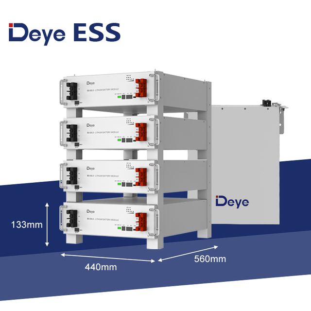 Deye Battery SE-G5.1 Pro-B 51.2V Lithium Solar Battery 5.1kWh Home Energy Storage in Stock