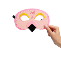 A207 Vente en gros de masques d'animaux en feutre pour enfants Jungle Safari Party Favors Birthday Lion Owl Sloth Deer Leopard Mask Animals for Children